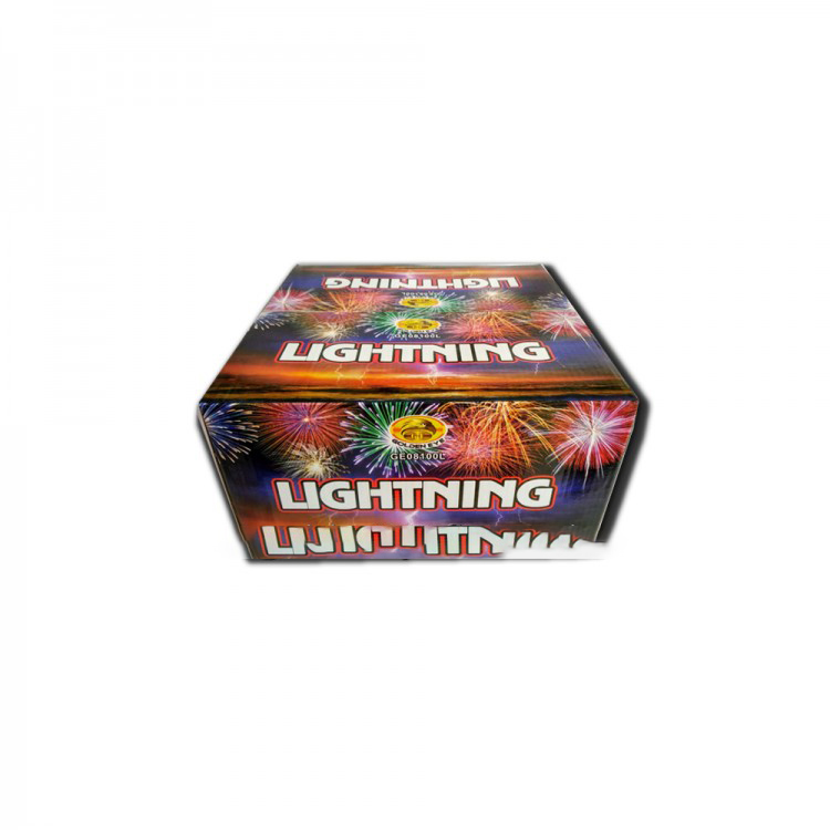 Kembang Api Lightning Cake 0.8 Inch 100 Shots - GE08100L