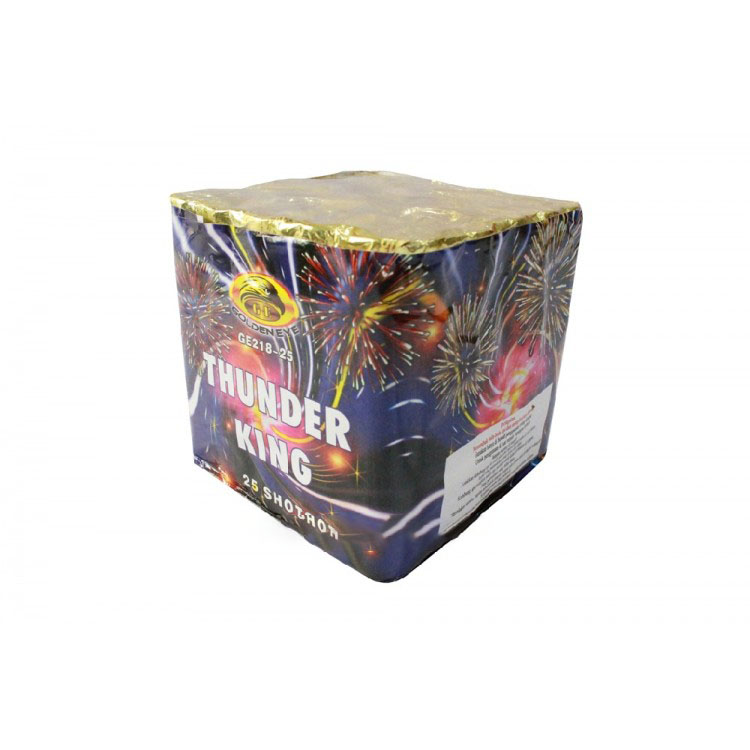 Kembang Api Thunder King Cake 0.8 Inch 25 Shots - GE218-25