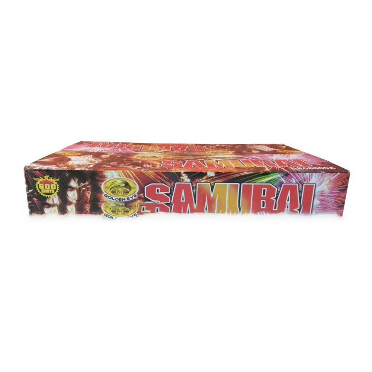 Kembang Api Samurai Cake 0.8 Inch 600 Shots - GE08600A