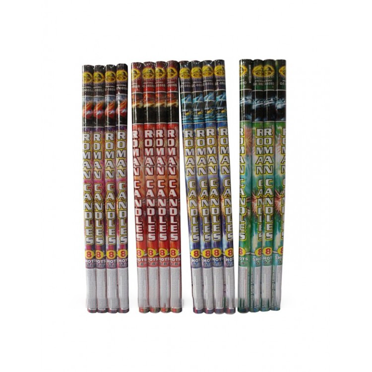 Kembang Api Roman Candle 0.8 inch 8 Shots With Report