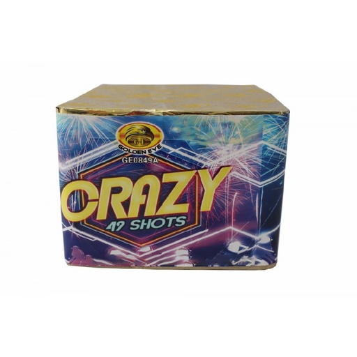 [GE0849A] Kembang Api Crazy Cake 0.8 inch 49 Shots - GE0849A